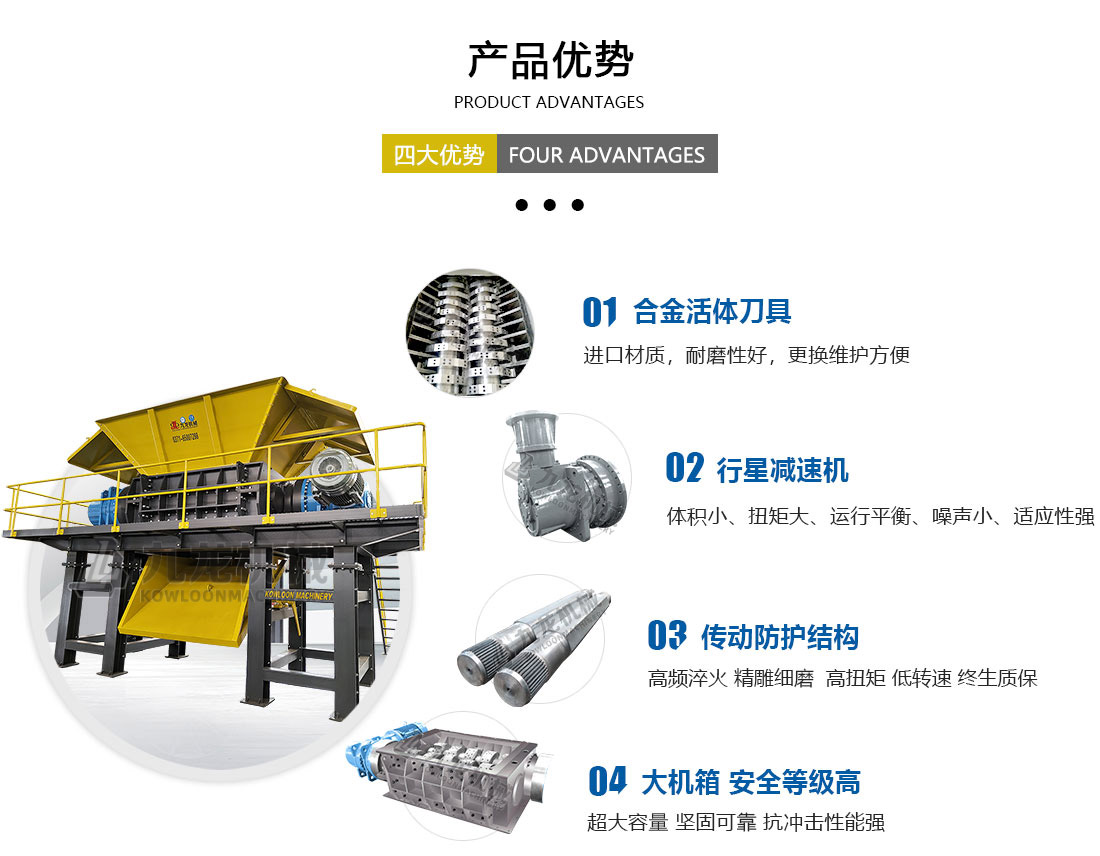 金屬破碎機產品優勢